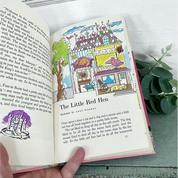 Vintage Best in Children’s Books WARHOL 1st Ed V15 Dust Jacket Red Hen 1958 - Picture 4 of 9